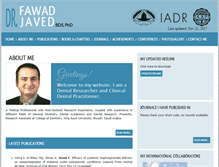 Tablet Screenshot of fawadjaved.com